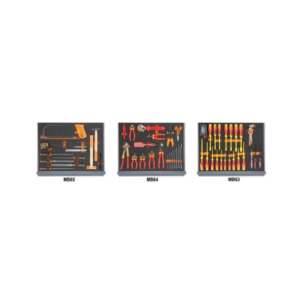 Assortment of 96 electrical engineering tools in soft EVA tray - Beta 5935ET/1MB